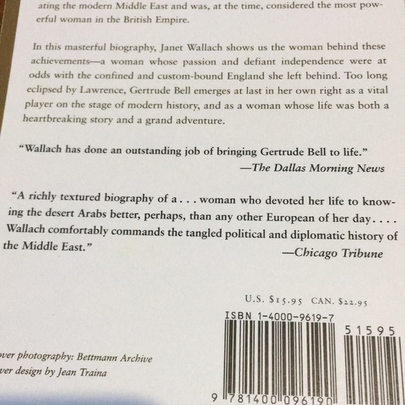 Desert queen by Janet Wallach book books novel - Picture 4 of 8